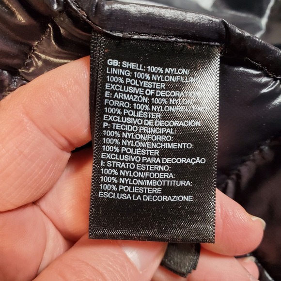 The North Face Puffer Vest Womens L Black Thermoball Quilted Eco Packable Hiking - Picture 10 of 12